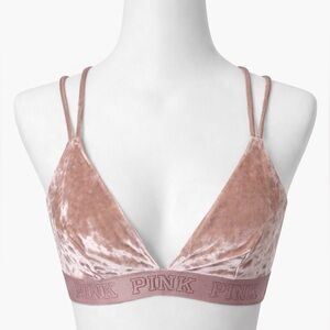 PINK Victoria's Secret pink velvet Bra